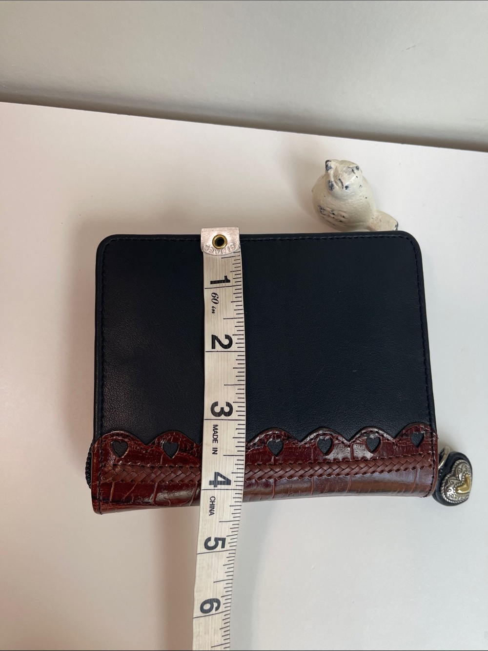 Brighton Vintage Leather Palm Organizer Case - Picture 16 of 16